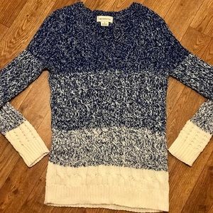 Knitted style ombré sweater
